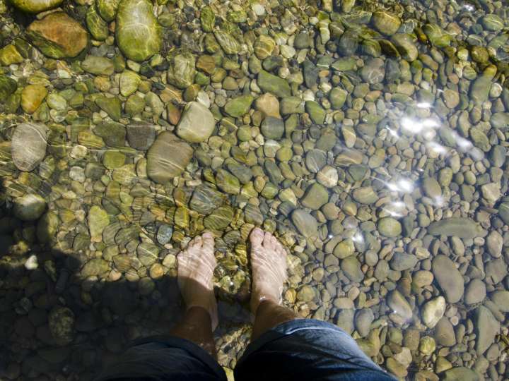 Emme-Badeplätze: Junge Emme