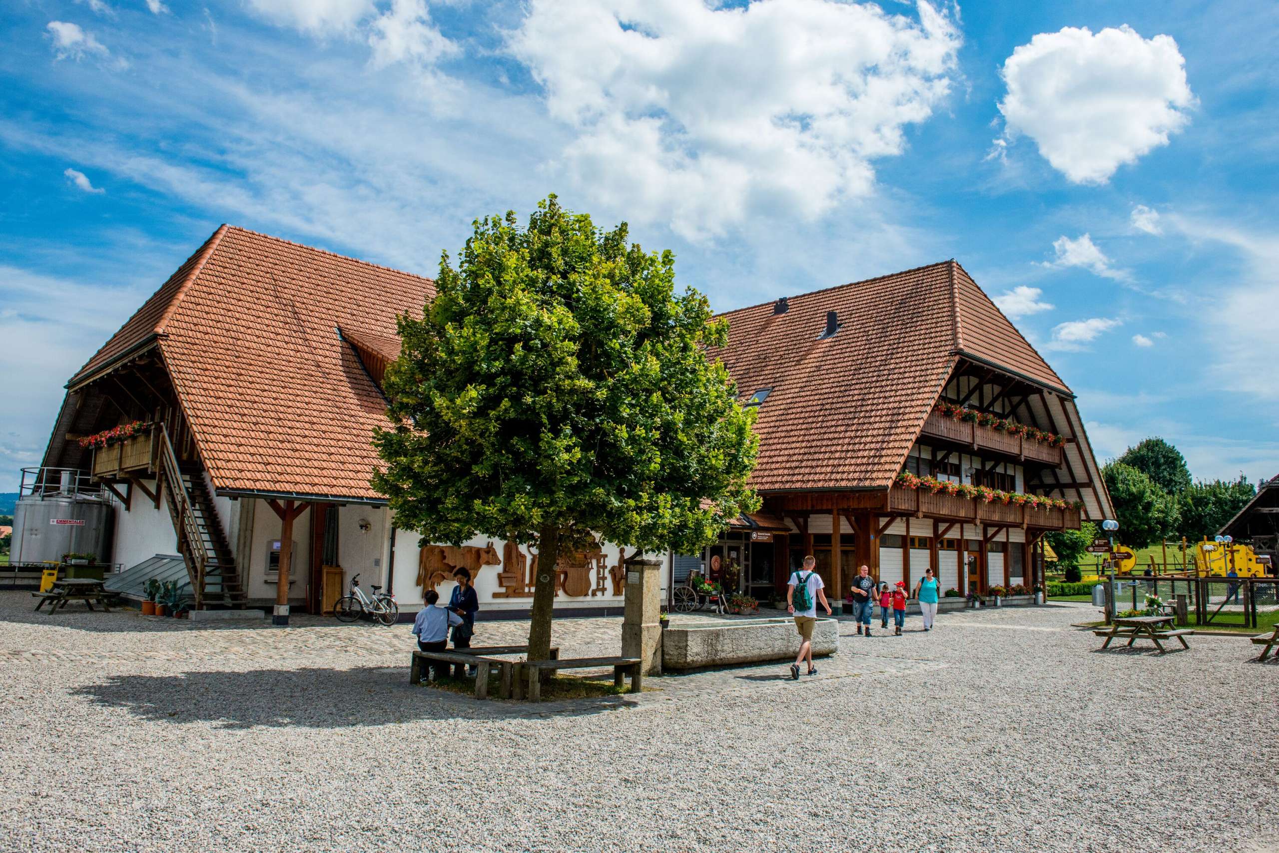 Das Hauptgebäude der Emmentaler Schaukäserei in Affoltern i.E.
