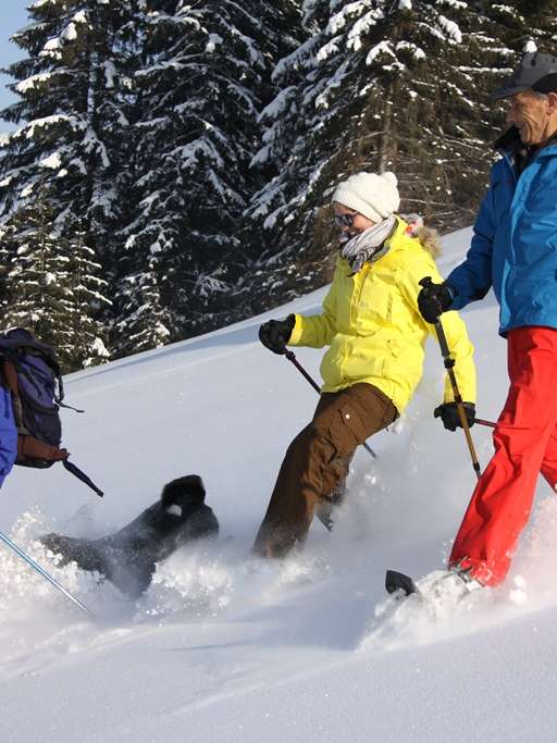 Geführte heisskalte Schneeschuhtour