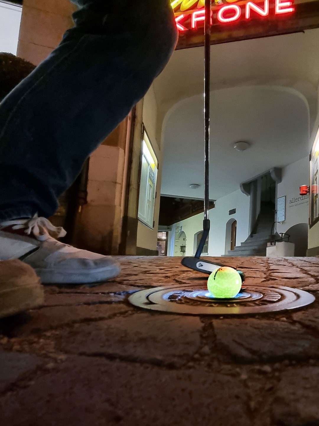 Nachtgolfen in Burgdorf