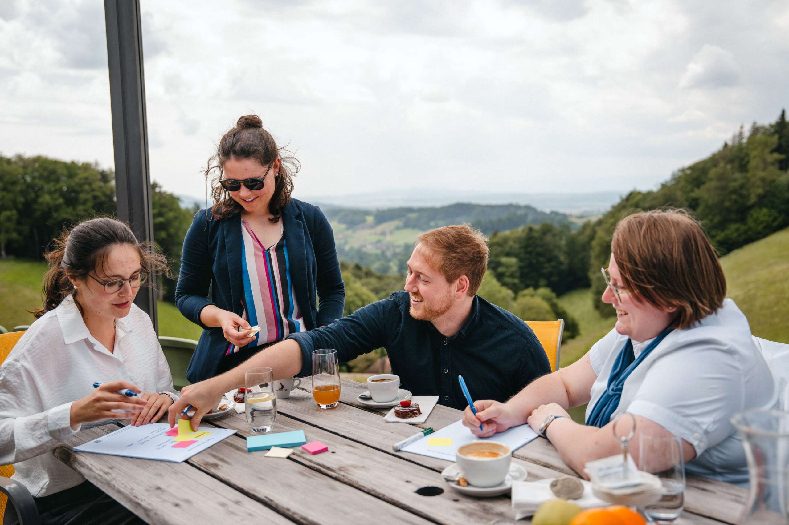 Seminarpause Lueg Lueg, Seminarlokalität, Kaffee, Snack, Emmental