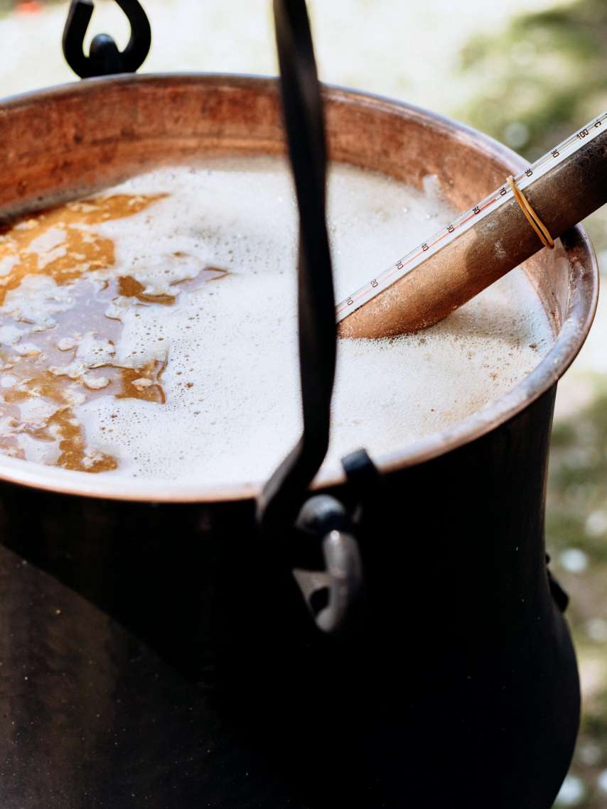 Bier brauen auf dem Schloss