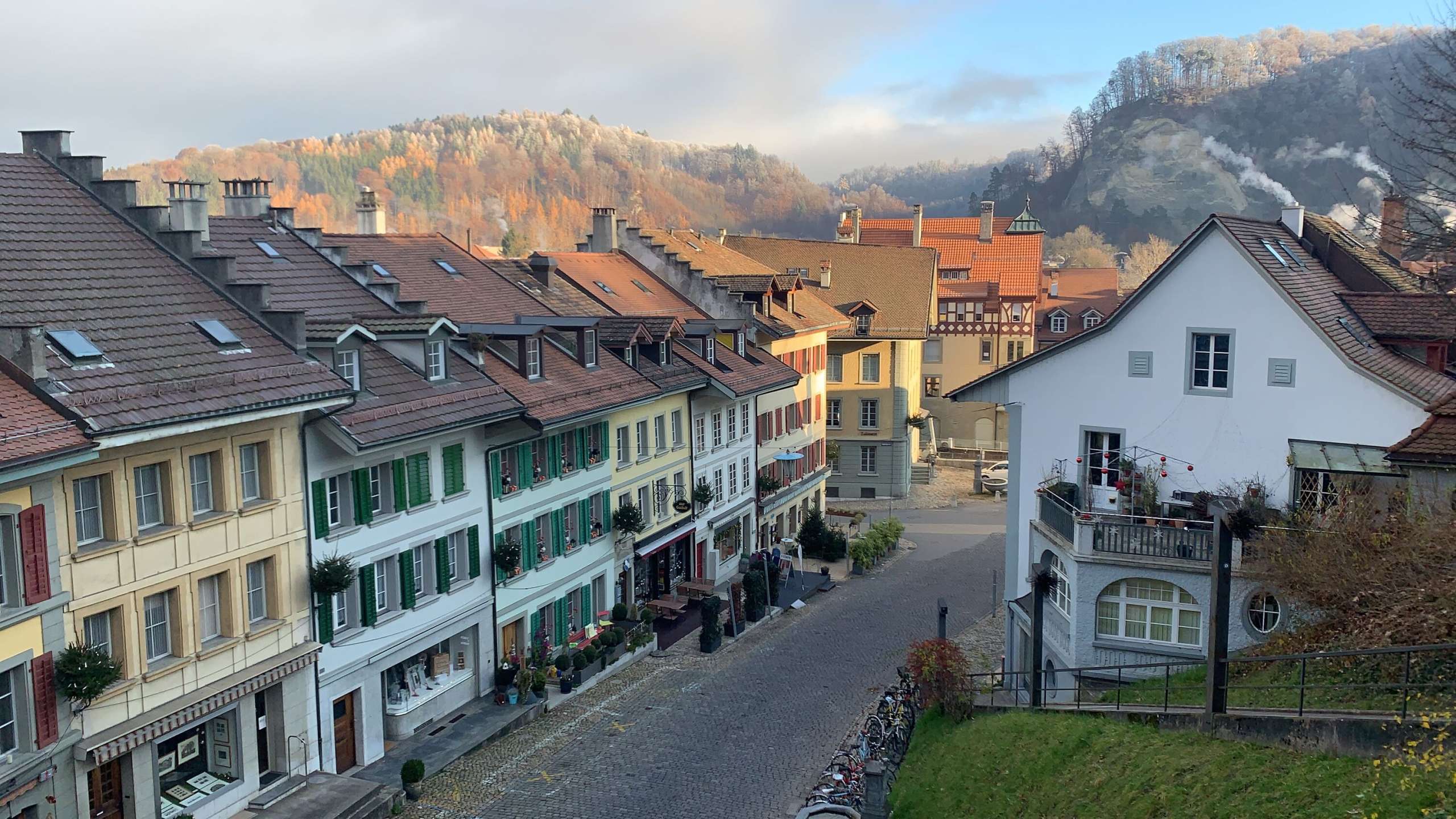 Die untere Altstadt in Burgdorf lädt zum verweilen ein.